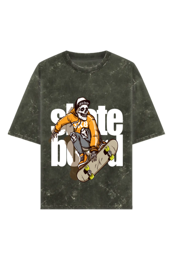 Acid washed Oversized Tee